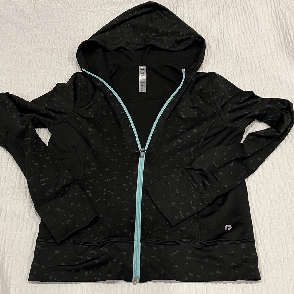 Girls 90 Degree By Reflex Black Activewear Top
